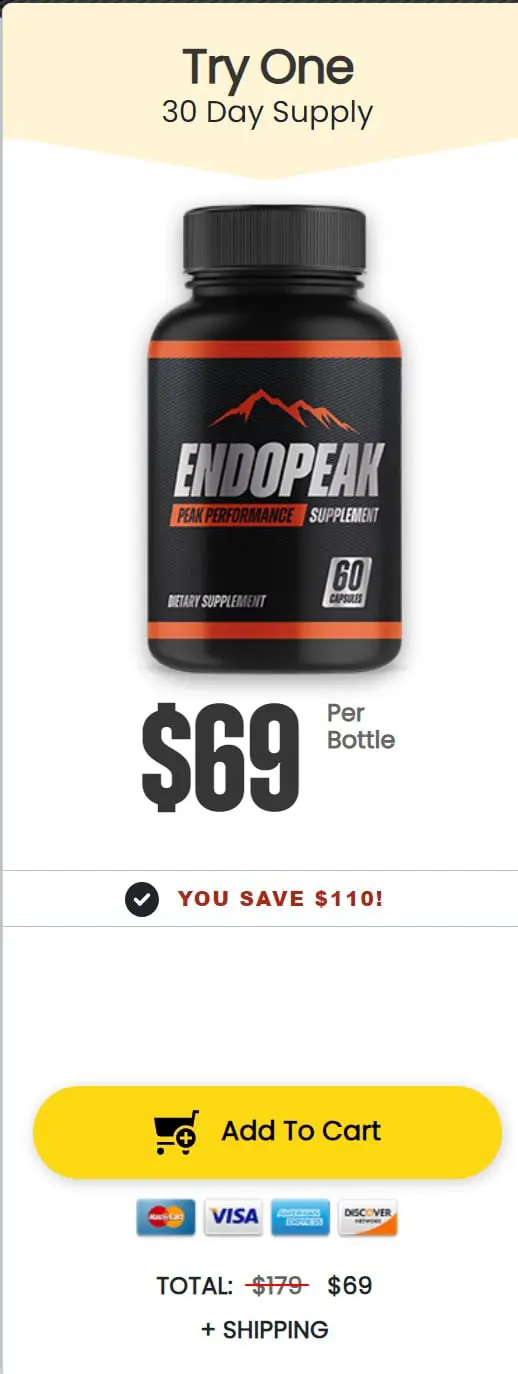 EndoPeak - 1 Bottle